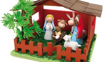 How to make a nativity scene from recycled materials